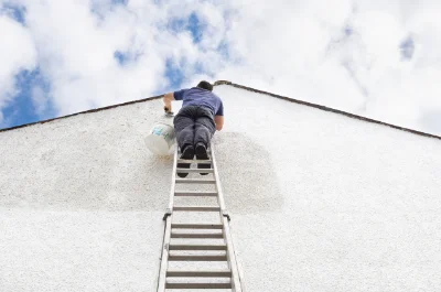 Peinture extérieure à Mirmande — façades et ravalement